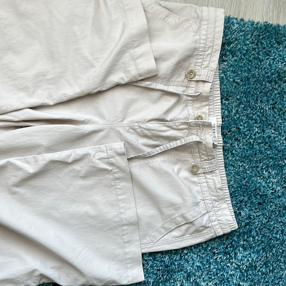 Torrid, flare bottom pants